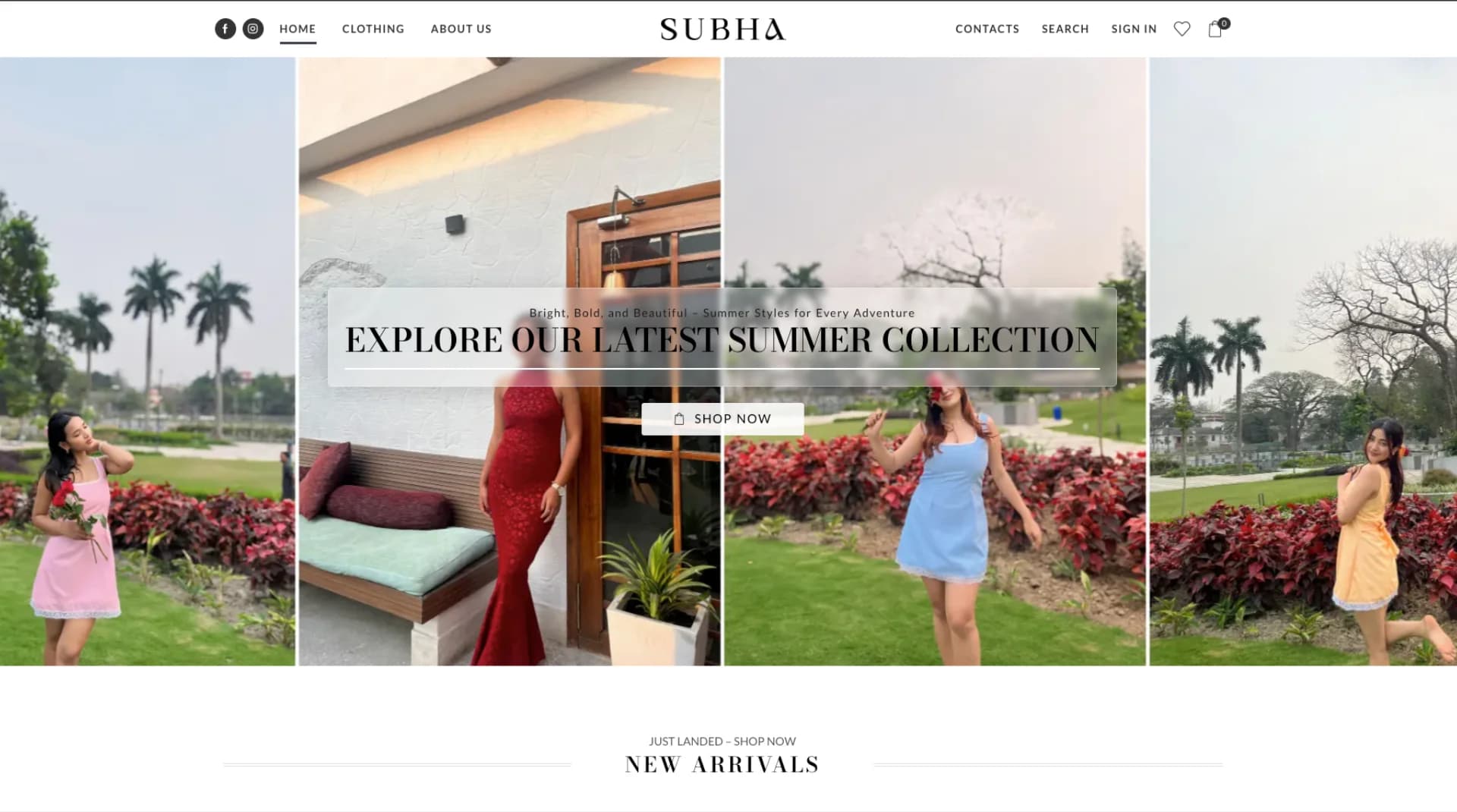 Subhas Closet — Performance-Driven Fashion E-Commerce Platform