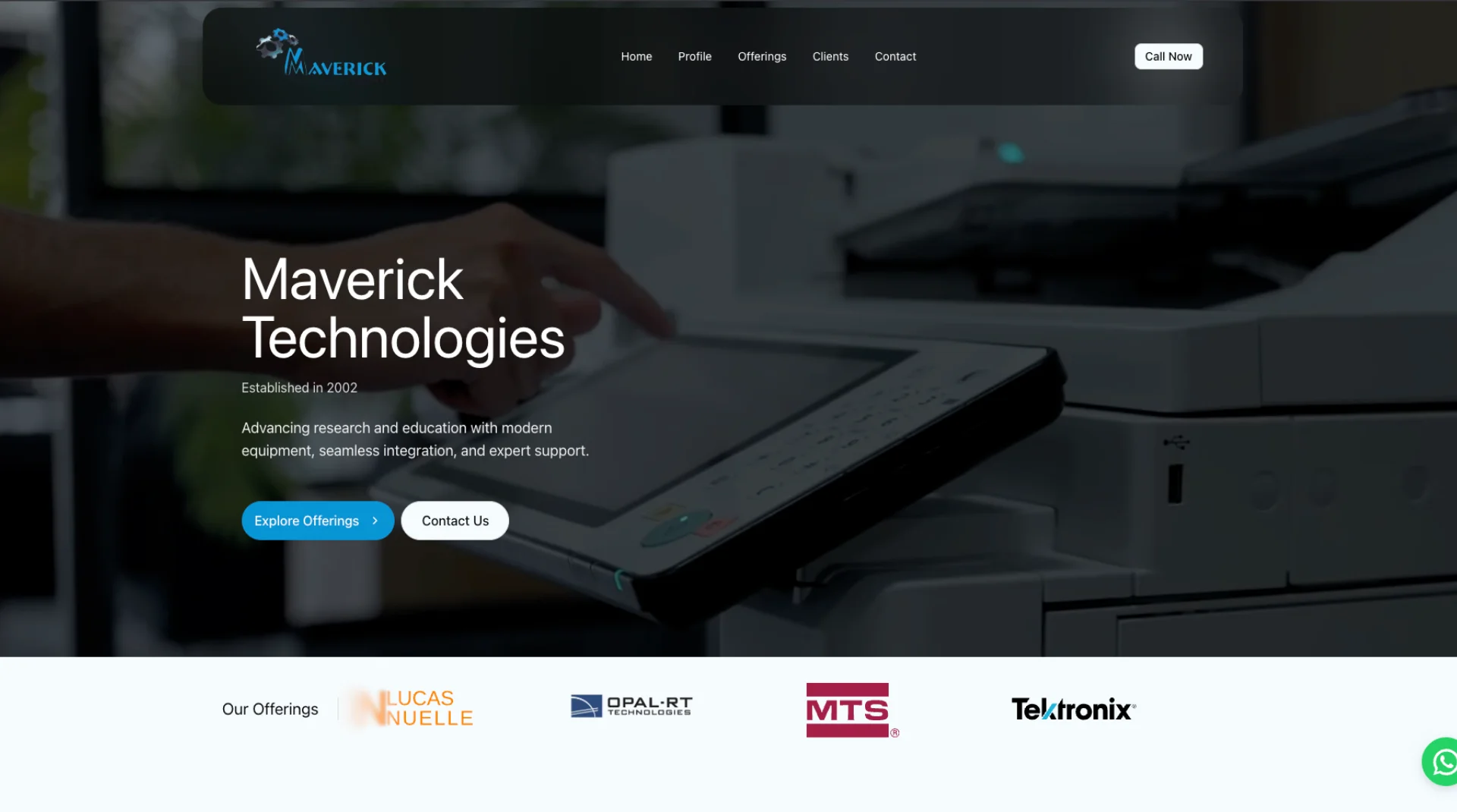 Maverick Techno - Web Design project by Sitemaker Lab